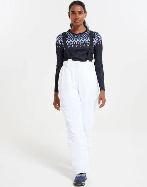 Mountain Warehouse Moon II Womens Ski Pants - White | Size 14
