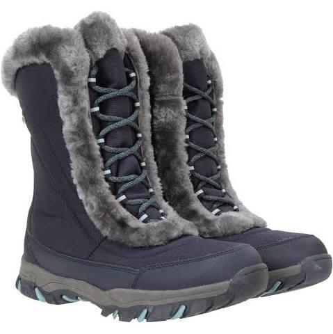 Mountain Warehouse Ohio Womens Snow Boots - Blue | Size 7