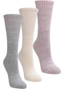 Mountain Warehouse Outdoor Womens Walking Socks 3-Pack - Beige | Size 6-9