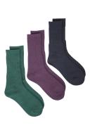 Mountain Warehouse Outdoor Womens Walking Socks 3-Pack - Green | Size 6-9