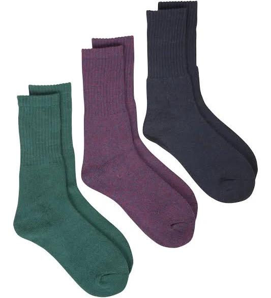 Mountain Warehouse Outdoor Womens Walking Socks 3-Pack - Green | Size 6-9