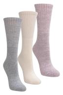 Mountain Warehouse Outdoor Womens Walking Socks 3-Pack - Grey | Size 6-9