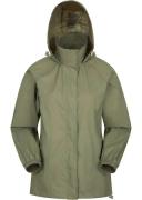 Mountain Warehouse Pakka II Womens Waterproof Jacket - Green | Size 24