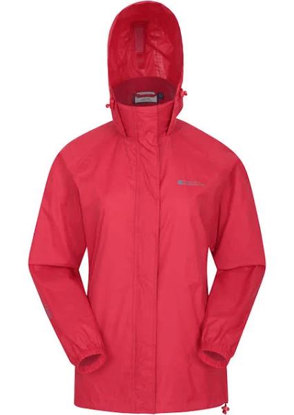 Mountain Warehouse Pakka II Womens Waterproof Jacket - Red | Size 22