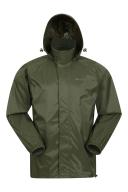 Mountain Warehouse Pakka Mens Waterproof Jacket - Green | Size XS
