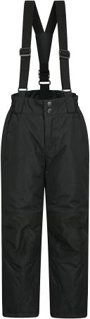 Mountain Warehouse Raptor Kids Snow Pants - Black | Size 11-12