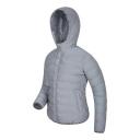 Mountain Warehouse Seasons Reflective Womens Padded Jacket - Silver | Size 18
