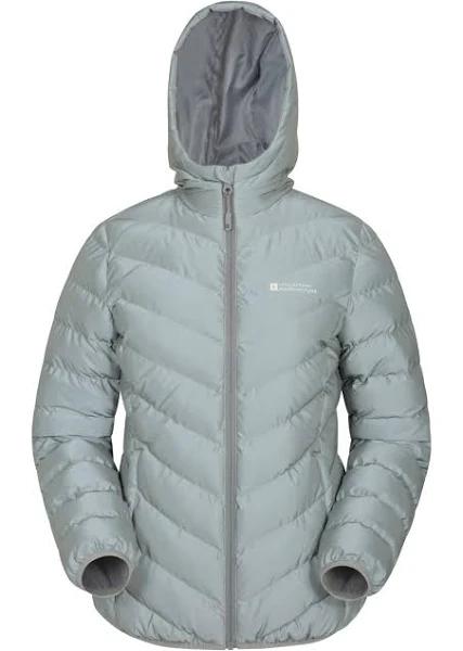 Mountain Warehouse Seasons Reflective Womens Padded Jacket - Silver | Size 8