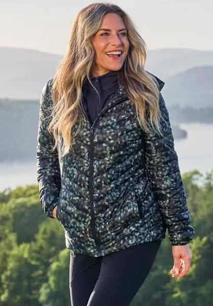 Mountain Warehouse Seasons Womens Printed Padded Jacket - Purple | Size 18