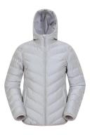Mountain Warehouse Seasons Womens Reflective Padded Jacket - Silver | Size 16