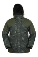 Mountain Warehouse Shadow II Mens Printed Ski Jacket - Green | Size XXL