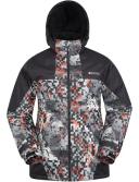 Mountain Warehouse Shadow II Mens Printed Ski Jacket - Grey | Size XS