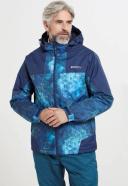 Mountain Warehouse Shadow II Mens Printed Ski Jacket - Grey | Size XS