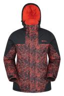Mountain Warehouse Shadow Mens Printed Ski Jacket - Orange | Size XXL