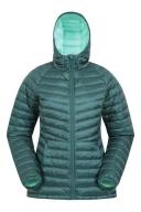 Mountain Warehouse Skyline Extreme Womens Hydrophobic Down Jacket - Green | Size 20