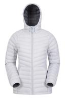 Mountain Warehouse Skyline Extreme Womens Hydrophobic Down Jacket - Grey | Size 12