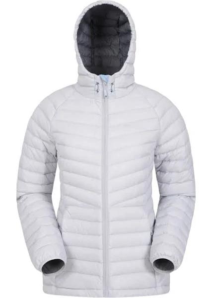 Mountain Warehouse Skyline Extreme Womens Hydrophobic Down Jacket - Grey | Size 6