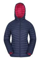 Mountain Warehouse Skyline Extreme Womens Hydrophobic Down Jacket - Navy | Size 6