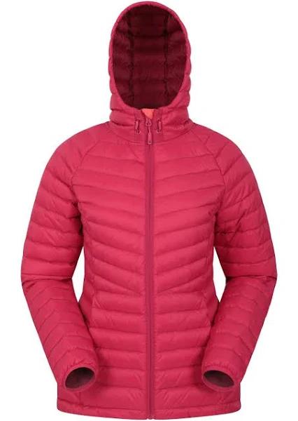 Mountain Warehouse Skyline Extreme Womens Hydrophobic Down Jacket - Red | Size 8