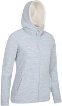 Mountain Warehouse Snowdonia Womens Fleece Hoodie - Grey | Size 12