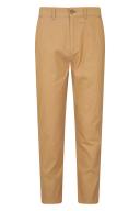 Mountain Warehouse Woods Mens Organic Chino Trousers - Short Length - Orange | Size W42