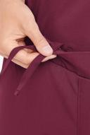 Movement by Butter-Soft Flat Front Jogger Scrub Pants - XL - Wine