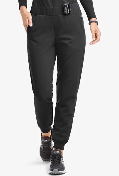 Movement by Butter-Soft Flat Front Jogger Scrub Pants - XS - Black