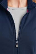 Movement by Butter-Soft Long Sleeve Zip Front Warm-Up Jacket - L - Navy
