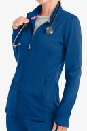 Movement by Butter-Soft Long Sleeve Zip Front Warm-Up Jacket - M - Royal