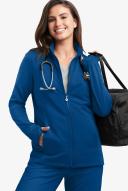 Movement by Butter-Soft Long Sleeve Zip Front Warm-Up Jacket - M - Royal
