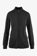 Movement by Butter-Soft Long Sleeve Zip Front Warm-Up Jacket - S - Black