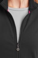 Movement by Butter-Soft Long Sleeve Zip Front Warm-Up Jacket - XL - Black