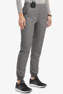 Movement by Butter-Soft Petite Flat Front Jogger Scrub Pants - 3x - Graphite Heather