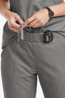 Movement by Butter-Soft Petite Flat Front Jogger Scrub Pants - 3x - Graphite Heather