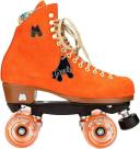 Moxi UO Exclusive Suede Roller Skates - Orange 8 at Urban Outfitters