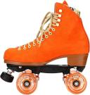 Moxi UO Exclusive Suede Roller Skates - Orange 8 at Urban Outfitters