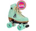Moxi UO Exclusive Suede Roller Skates - Yellow 4 at Urban Outfitters