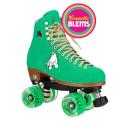 Moxi UO Exclusive Suede Roller Skates - Yellow 4 at Urban Outfitters
