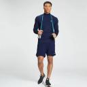 MP Men's 2 in 1 Training Shorts - Navy - XS