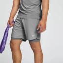 MP Men's 2 in 1 Training Shorts - Storm - M