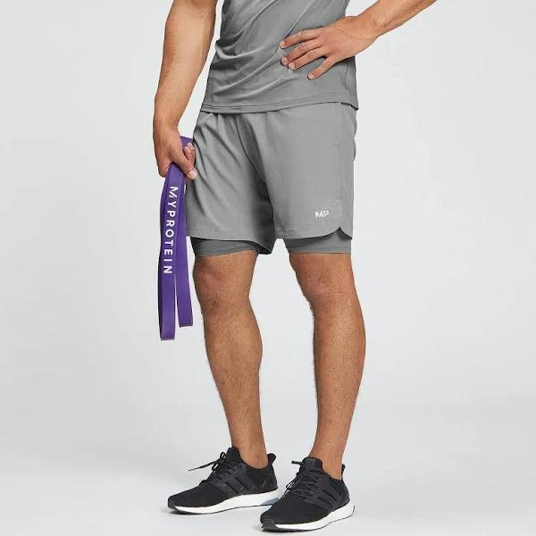 MP Men's Essentials Woven Training Shorts - Storm Grey - L
