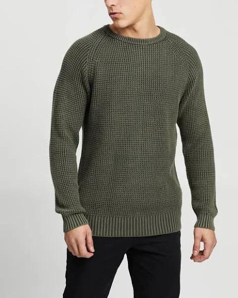 Mr Simple Chunky Knit - Fatigue - L