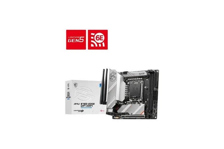 MSI LGA1700 MiniITX Motherboard, PCIe 5.0, WiFi 6E MPG B760I Edge Wifi DDR4 Price History