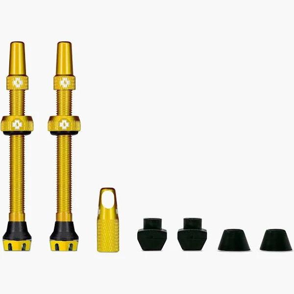 Muc-Off V2 Tubeless Presta Valve - 80mm / Gold