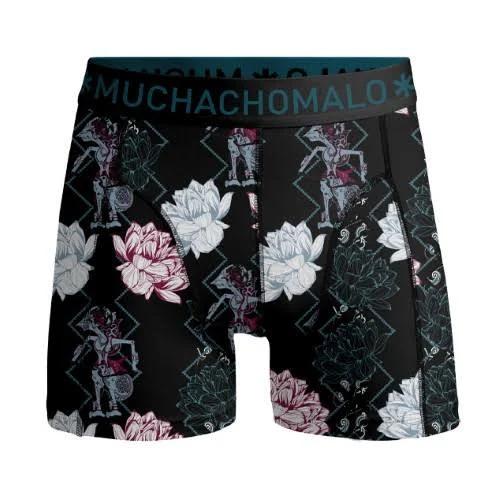 Muchachomalo Boys Boxershort Batik | Size: 122/128 | Color: Black/Print