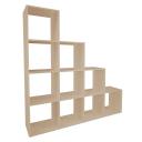 Multistore 1424 x 1424 x 390mm Beach 1-2-3-4 Step Cube Unit