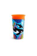 Munchkin Miracle 360 Sippy Cup Wild Love Orca Polar 266ml 2pk