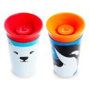 Munchkin Miracle 360 Sippy Cup Wild Love Orca Polar 266ml 2pk