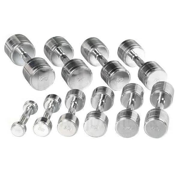 Muscle Motion Pair of Chrome Dumbbell, Pair of 9kg