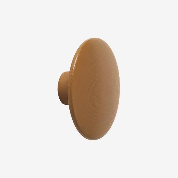 Muuto | Dot Hook Wood Clay Brown Medium | Hooks | Simple Form